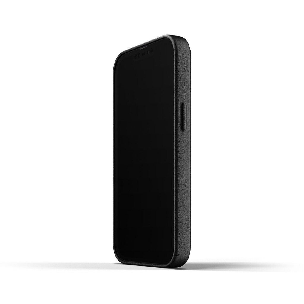 Mujjo - Mujjo Full Läder Plånboksfodral iPhone 13 Pro - Svart