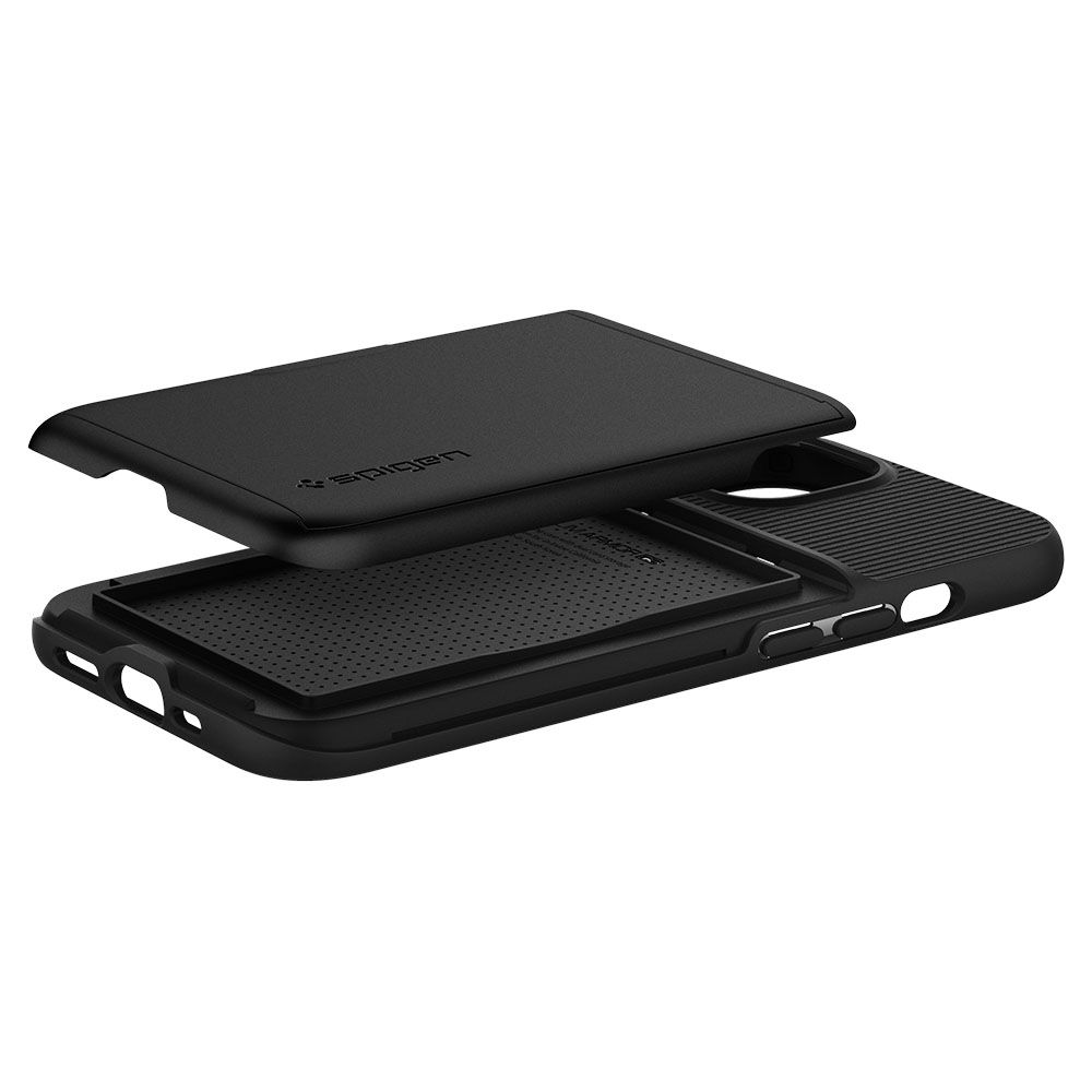 Spigen - Spigen Slim Armor CS Mobilskal iPhone 13 - Svart