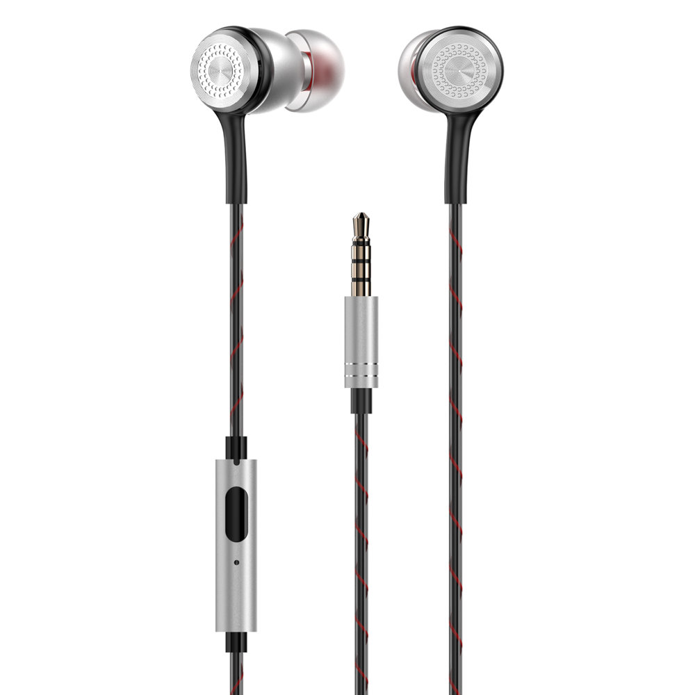 Dudao - Dudao In-Ear Hörlurar 3.5 mm Mini Jack - Silver