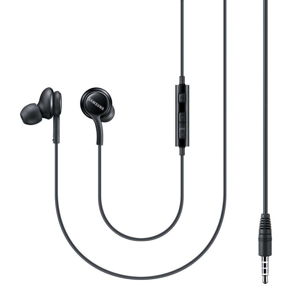 Samsung - Samsung Hörlurar 3.5mm mini Jack Mikrofon - Svart