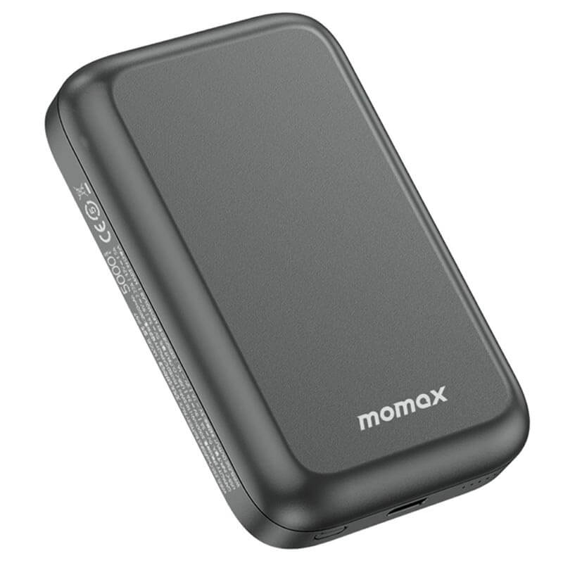 Momax Momax Magsafe Magnetisk Trådlös Powerbank 5000 mAh - Svart 