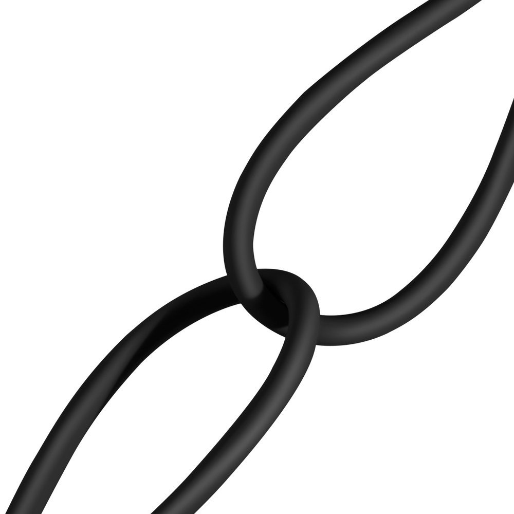 BASEUS - Baseus Fast Charging Lightning USB-C Kabel 1 m - Svart