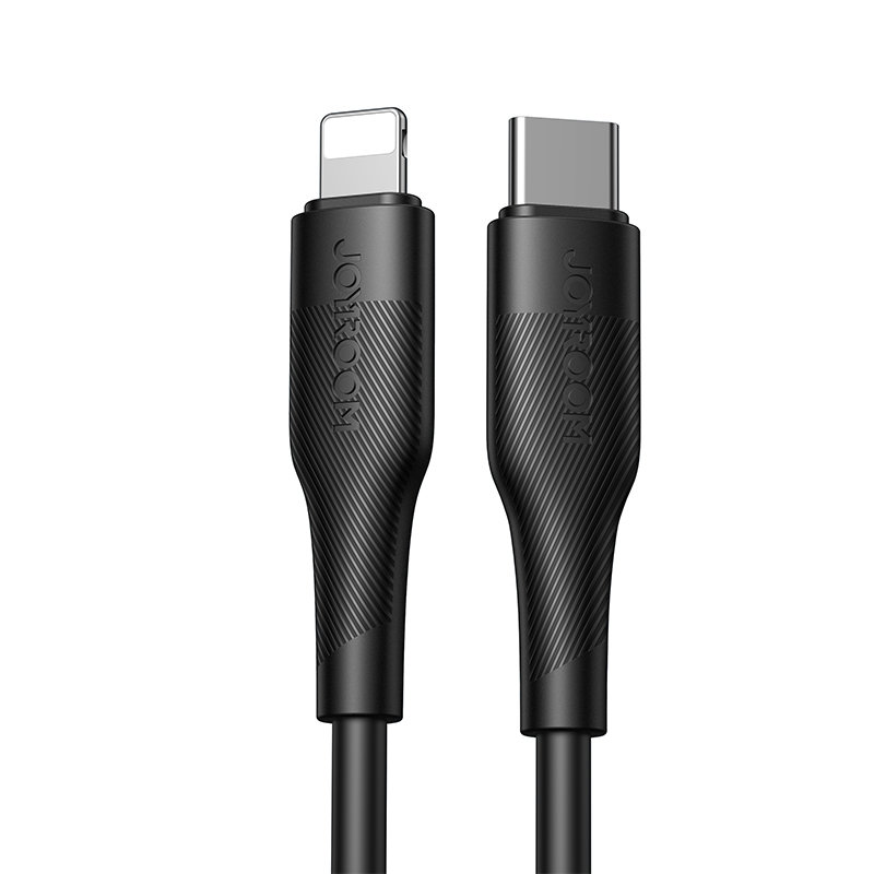 Joyroom - Joyroom Lightning Kabel USB-C 20W 2.4A 0.25m - Svart