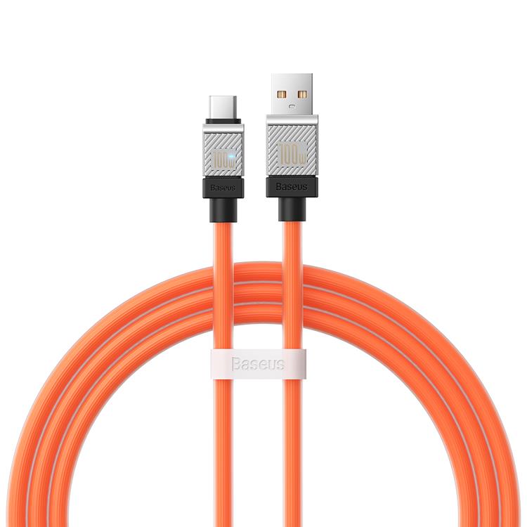 Baseus USB Till USB-C Kabel 100W 1m CoolPlay - Orange