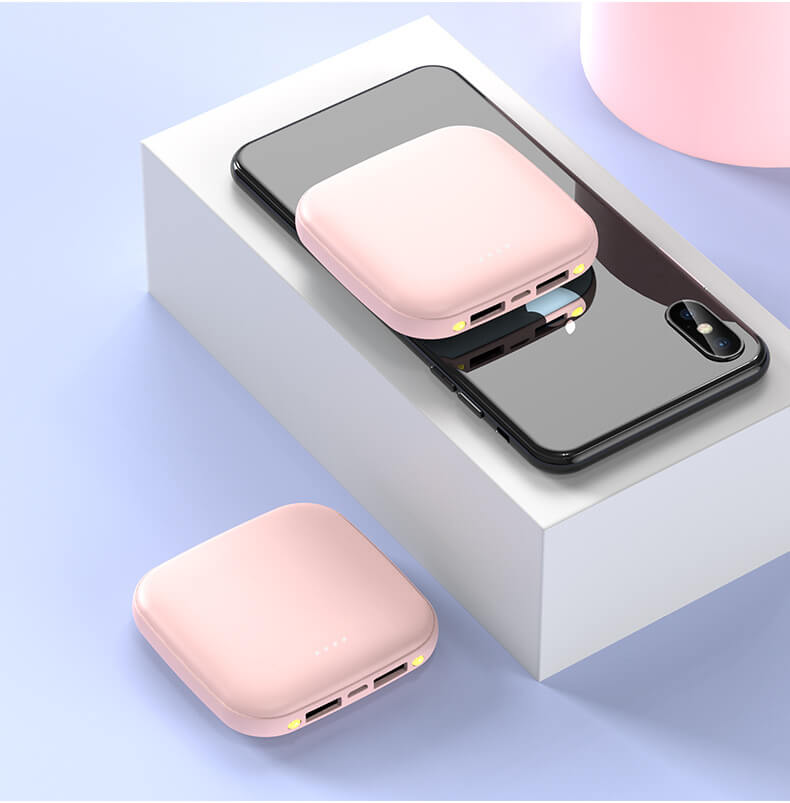 A-One Brand - Portabel Mini Powerbank - 5000 mAh - Rosa