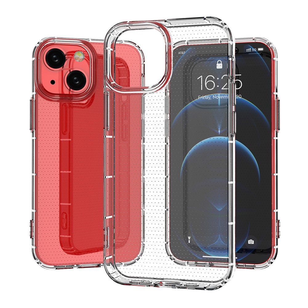 OEM - iPhone 13 [5-PACK] 1 X Skal - 2 X Linsskydd - 2 X Hrdat Glas