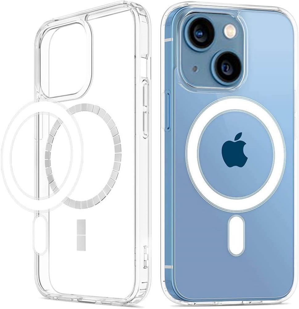 OEM iPhone 13 [5-PACK] 1 X MagSafe Skal - 2 X Linsskydd - 2 X Härdat Glas 