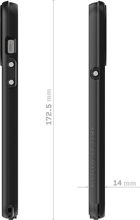 Ghostek - Ghostek Nautical Slim Vattentätt MagSafe Skal iPhone 13 Mini - Svart