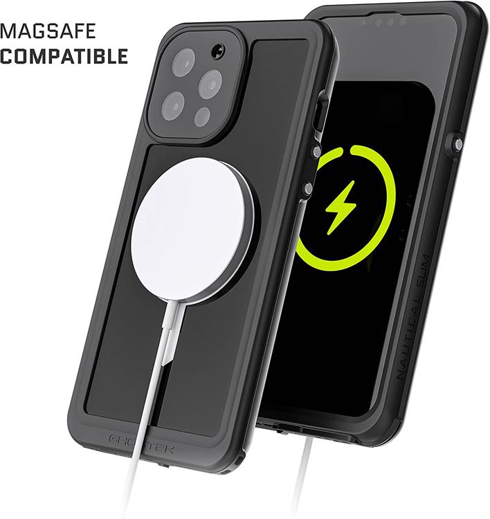 Ghostek - Ghostek Nautical Slim Vattentätt MagSafe Skal iPhone 13 Mini - Svart