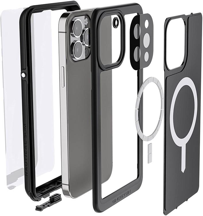 Ghostek - Ghostek Nautical Slim Vattentätt MagSafe Skal iPhone 13 Mini - Svart
