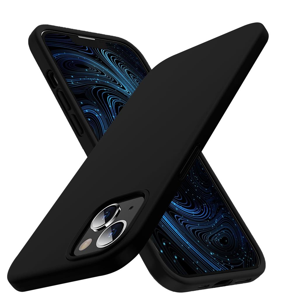 OEM - iPhone 13 Mini [5-PACK] 1 X Skal - 2 X Linsskydd - 2 X Hrdat Glas - Svart