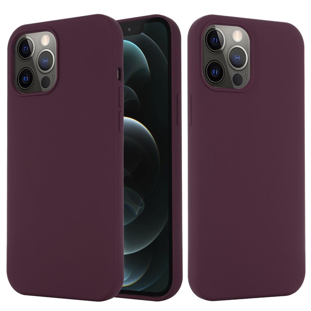 A-One Brand - MagSafe Liquid Silicone Skal iPhone 13 Pro - Maroon
