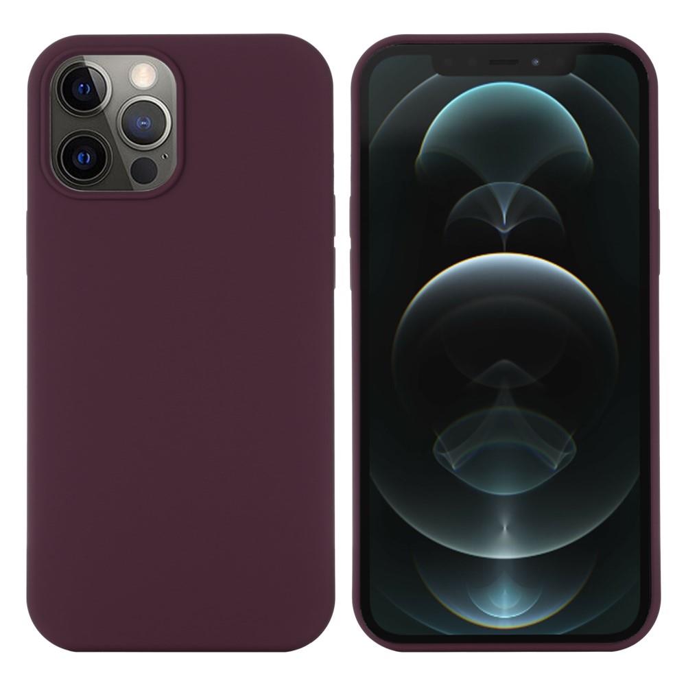 A-One Brand - MagSafe Liquid Silicone Skal iPhone 13 Pro - Maroon