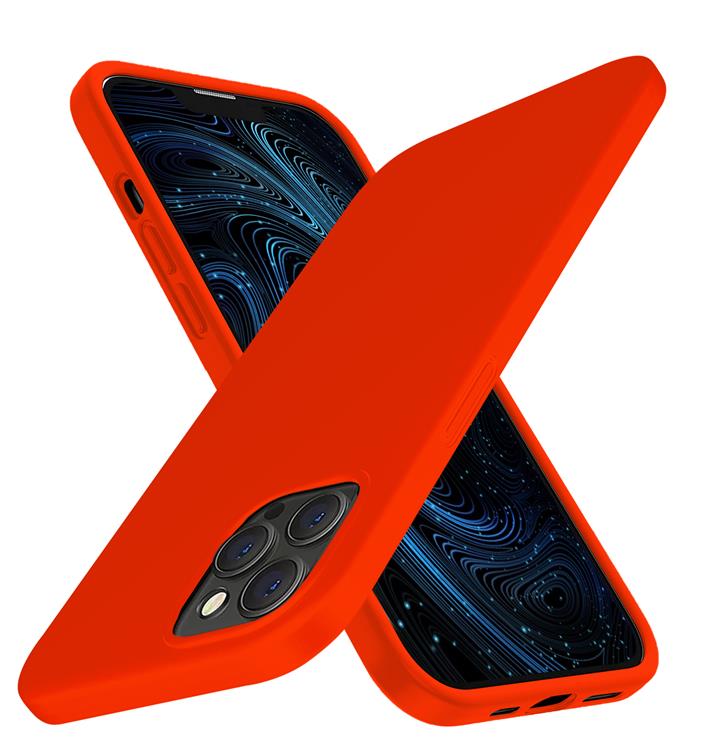 OEM - Liquid Silicone Skal iPhone 13 Pro Max - Röd