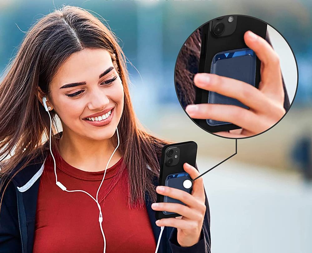 OEM - Magsafe Korthållare till iPhone 13 och iPhone 12 modeller - Blå