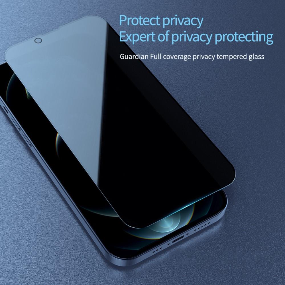 A-One Brand - [1-PACK] Privacy Härdat Glas iPhone 13 / 13 Pro Skärmskydd - Svart