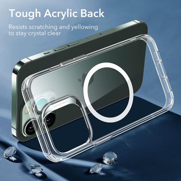 ESR - ESR Classic Hybrid Magsafe Skal iPhone 13 Pro - Clear