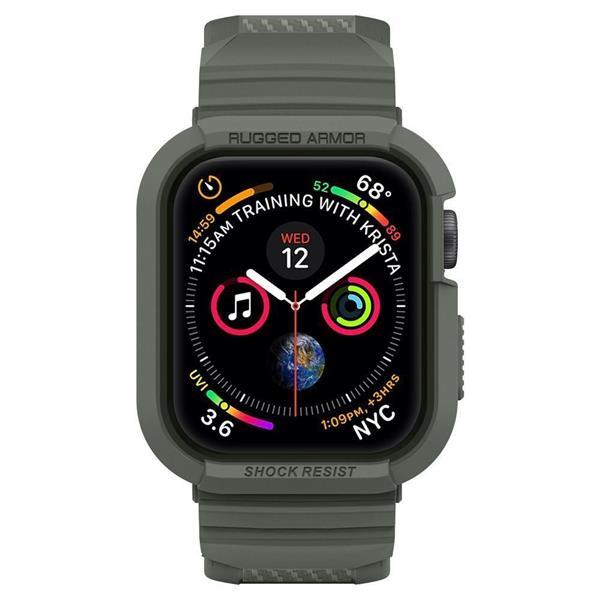 Spigen - Spigen Rugged Armor Pro Armband Apple Watch 4/5/6/7/8/SE (44/45mm)