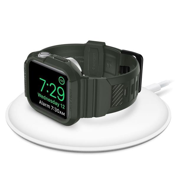 Spigen - Spigen Rugged Armor Pro Armband Apple Watch 4/5/6/7/8/SE (44/45mm)