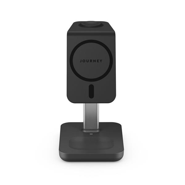 Journey - Journey MagSafe-Kompatibelt 3-i-1 Trådlöst Laddningställ - Svart