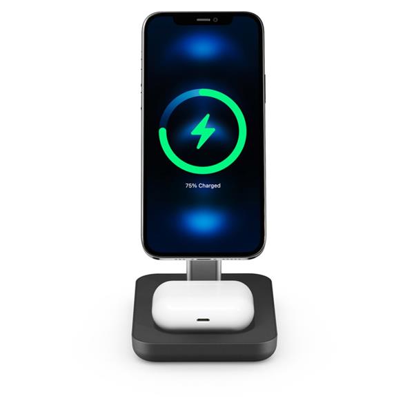 Journey - Journey MagSafe-Kompatibelt 3-i-1 Trådlöst Laddningställ - Svart