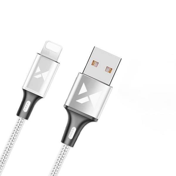 Wozinsky - Wozinsky USB - Lightning Kabel 2.4A 1m - Vit