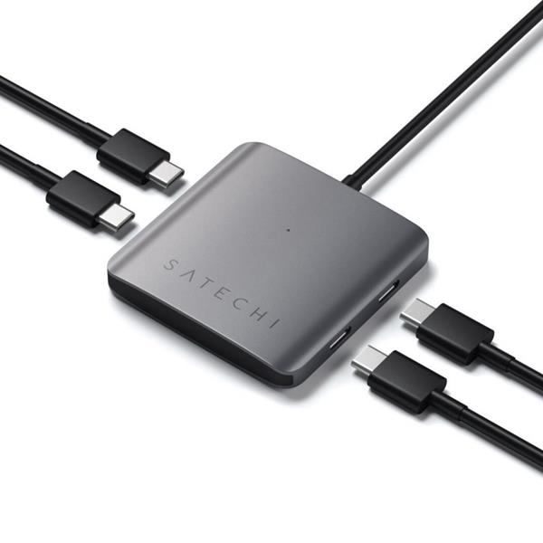 Satechi - Satechi Aluminium 4-portars USB-C-hubb