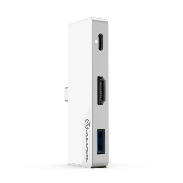 ALOGIC - ALOGIC Ultra USB-C Dock NANO MINI - HDMI, USB, Audio - Silver