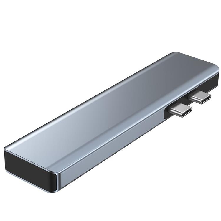 Tech-Protect - Tech-Protect V5-Hub Adapter 7in1 - Grå