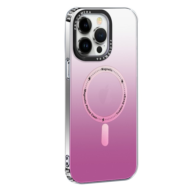 OEM - iPhone 14 Pro Max Mobilskal Magsafe Gradient - Rosa