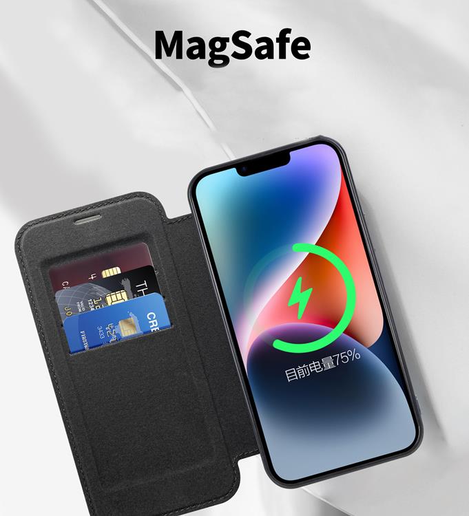 Boom of Sweden - BOOM iPhone 13 Pro Max Magsafe Plånboksfodral RFID Flip - Grön