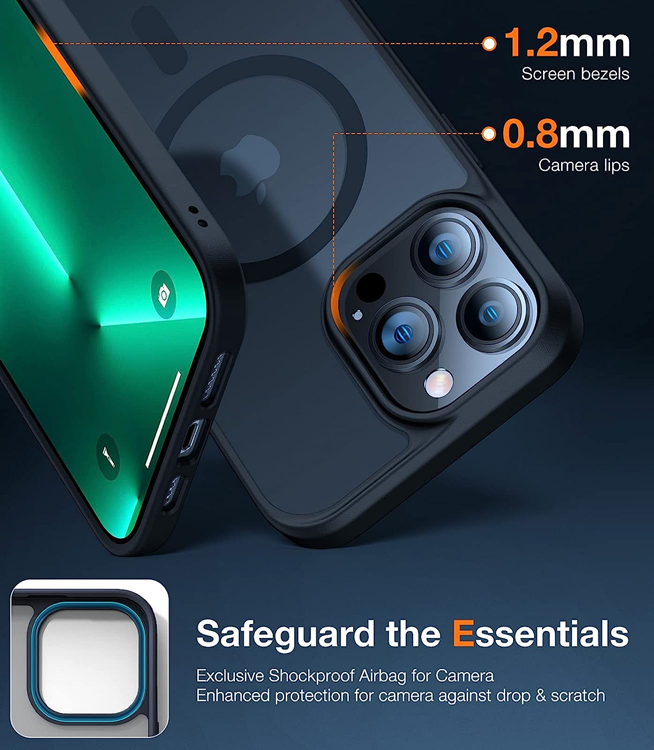 Boom of Sweden - BOOM iPhone 12/12 Pro Mobilskal Magsafe Frosted - Svart