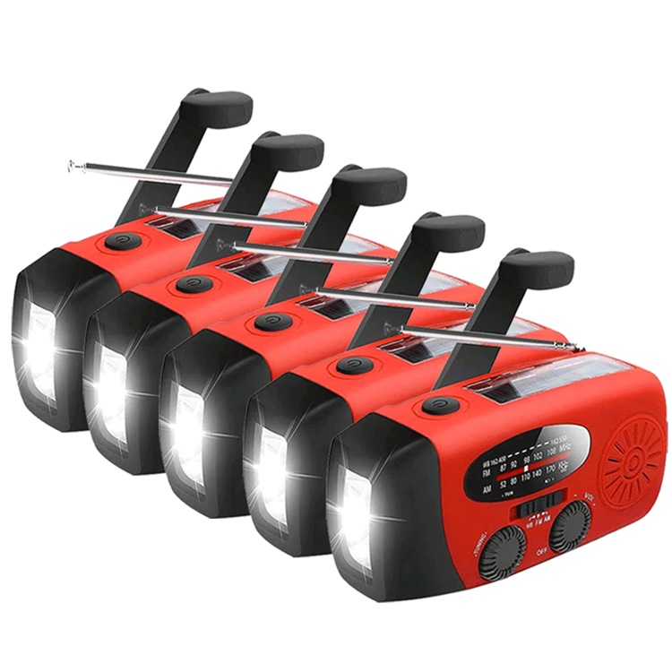 A-One Brand - [5 PACK] Vevradio 2000mAh Powerbank, Ficklampa - 5 Rd
