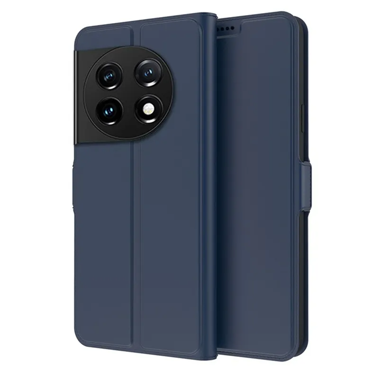 A-One Brand - OnePlus 11 5G Plånboksfodral Flip Folio Kickstand - Blå