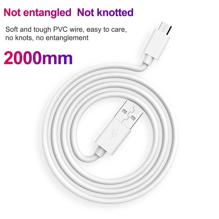 A-One Brand - USB-A till USB-C Kabel Snabbladdning 2M - Vit