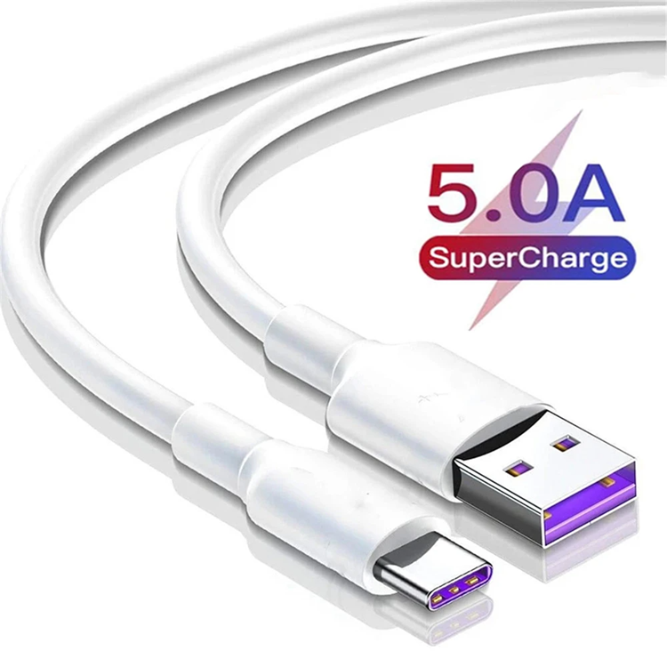 A-One Brand - USB-A till USB-C Kabel Snabbladdning 2M - Vit