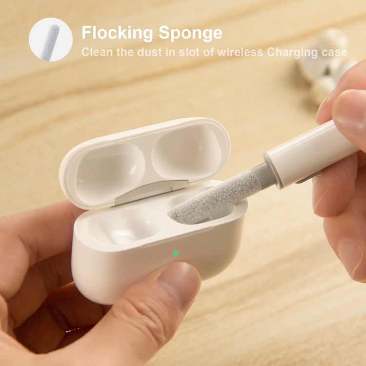 A-One Brand - Multifunction Airpods 1/2/3/Pro Cleaner Kit med Soft Brush - Vit