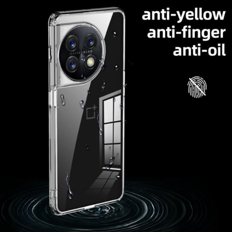 A-One Brand - OnePlus 11 5G Mobilskal DropProof Hybrid TPU - Matte Svart