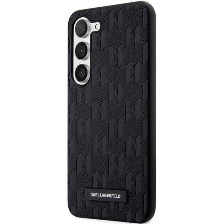 KARL LAGERFELD - Karl Lagerfeld Galaxy S23 Skal Saffiano Mono Metal Logo - Svart