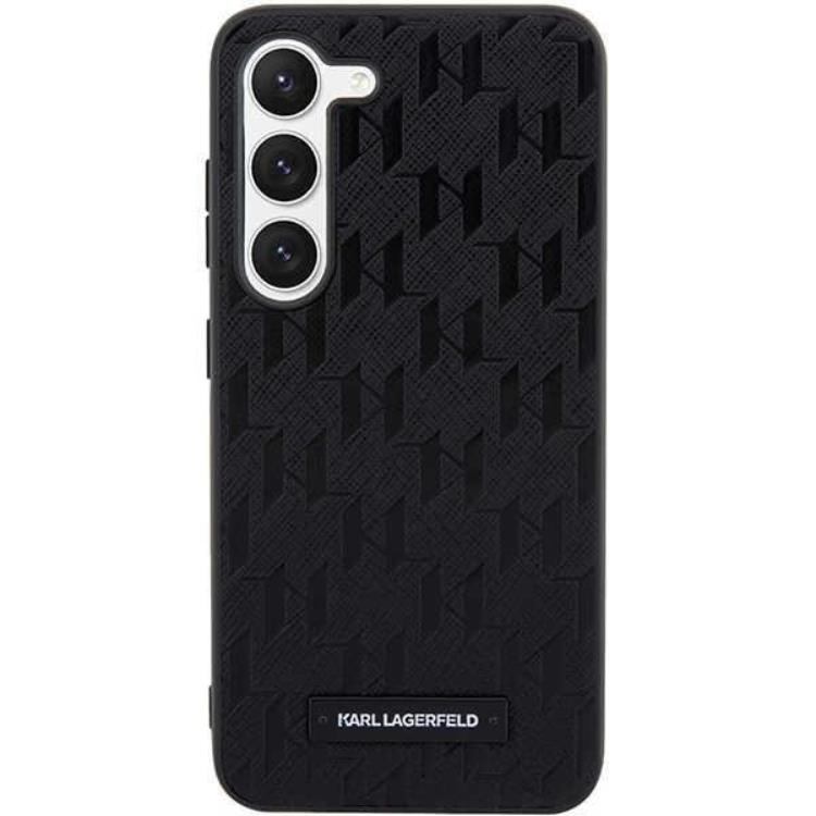 KARL LAGERFELD - Karl Lagerfeld Galaxy S23 Skal Saffiano Mono Metal Logo - Svart