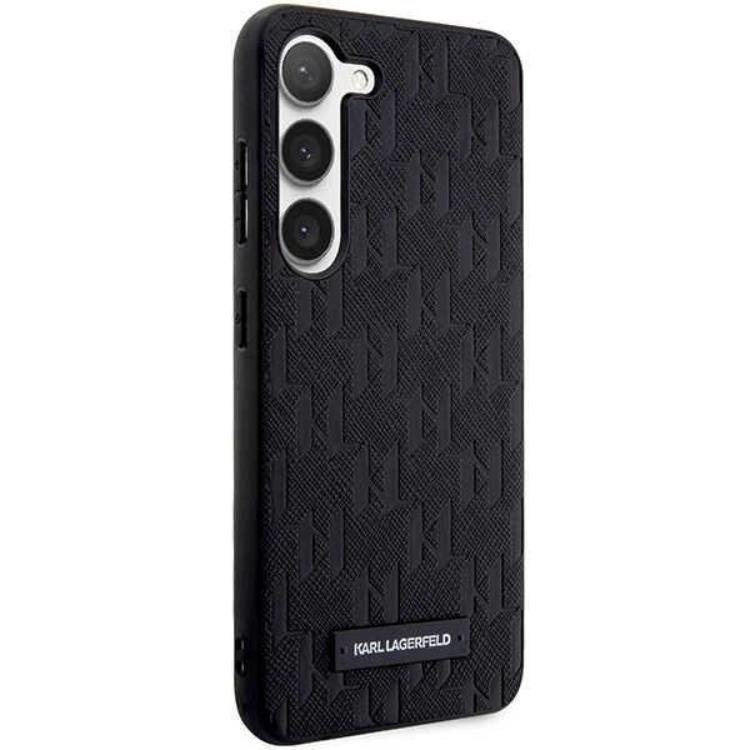 KARL LAGERFELD - Karl Lagerfeld Galaxy S23 Skal Saffiano Mono Metal Logo - Svart