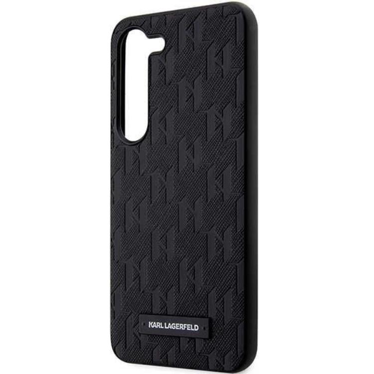 KARL LAGERFELD - Karl Lagerfeld Galaxy S23 Skal Saffiano Mono Metal Logo - Svart