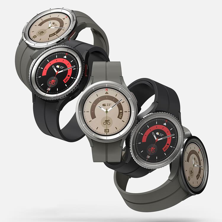 Ringke - Ringke Galaxy Watch 5 Pro (45mm) Skal Inner Bezel Styling Overlay - Svart
