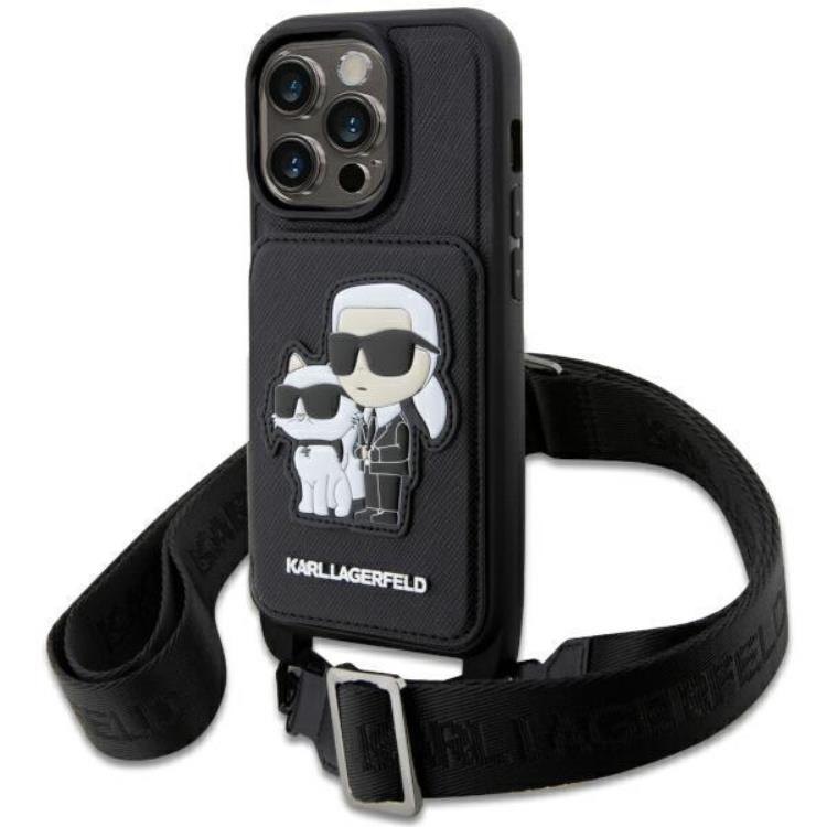 KARL LAGERFELD - Karl Lagerfeld iPhone 14 Pro Halsbandsskal Crossbody Karl