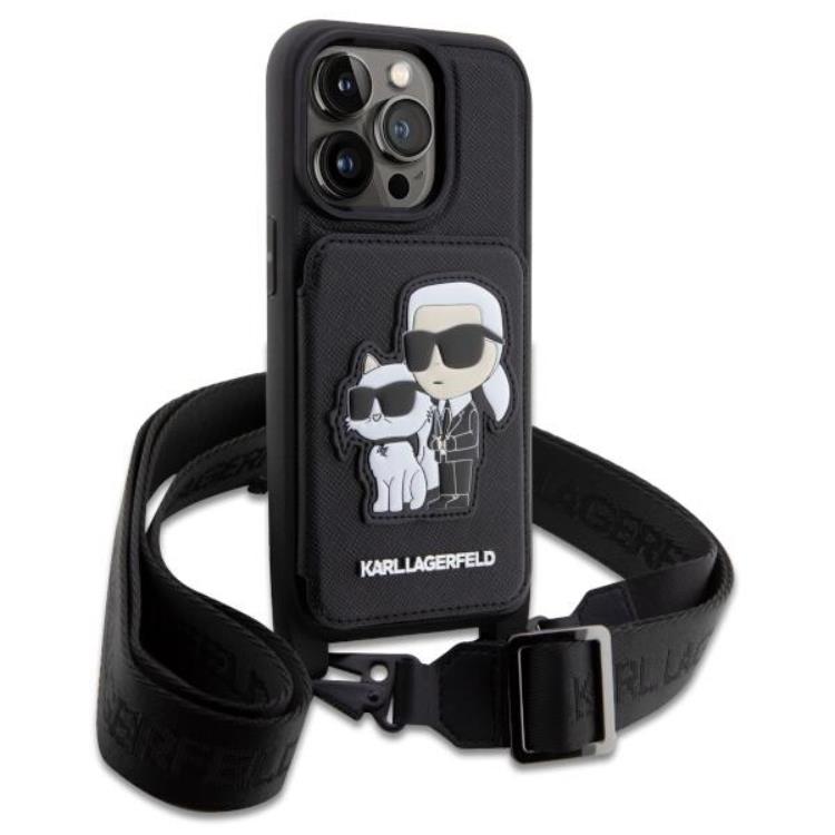 KARL LAGERFELD - Karl Lagerfeld iPhone 14 Pro Halsbandsskal Crossbody Karl