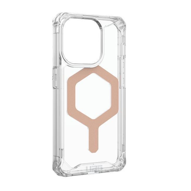 UAG - UAG iPhone 15 Pro Mobilskal Magsafe Plyo - Ice/Rosaguld