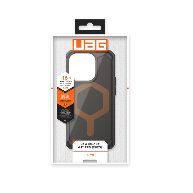 UAG - UAG iPhone 15 Pro Mobilskal Magsafe Plyo - Svart/Bronze
