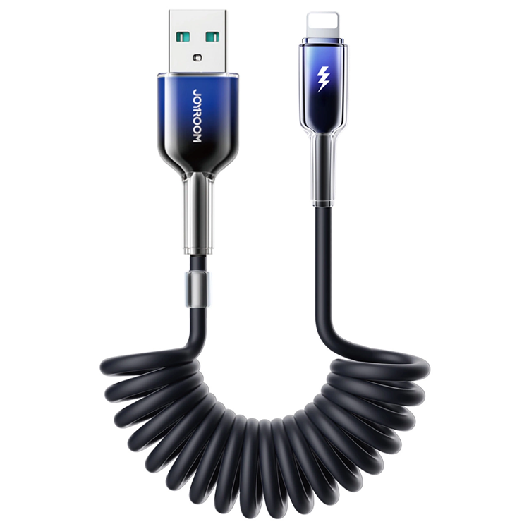 Produktfoto för Joyroom S-A43 USB-A - Lightning 3A Kabel 1.5m Crystal Clear