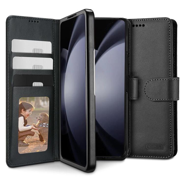 Tech-Protect Galaxy Z Fold 6 Plånboksfodral - Svart