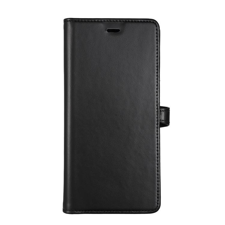 BUFFALO äkta läder Mobilfodral 2in1 Galaxy S22 Ultra - Svart